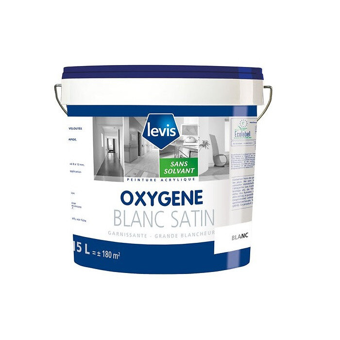 Oxygene Satin Blanc L Peinture Satin E De Solvant Ajout En Phase