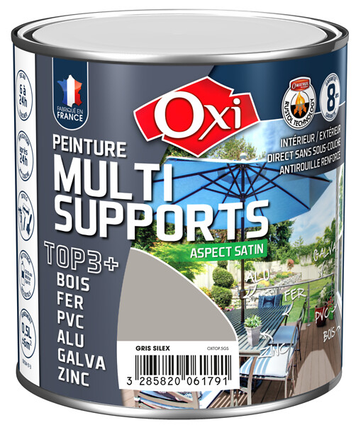 Peinture Multi Support Top Satin Gris Silex Ral L