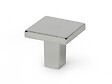 Bouton De Meuble Carré Argent Zamak H 28 X L 30 X P 30 Mm Bricomarché