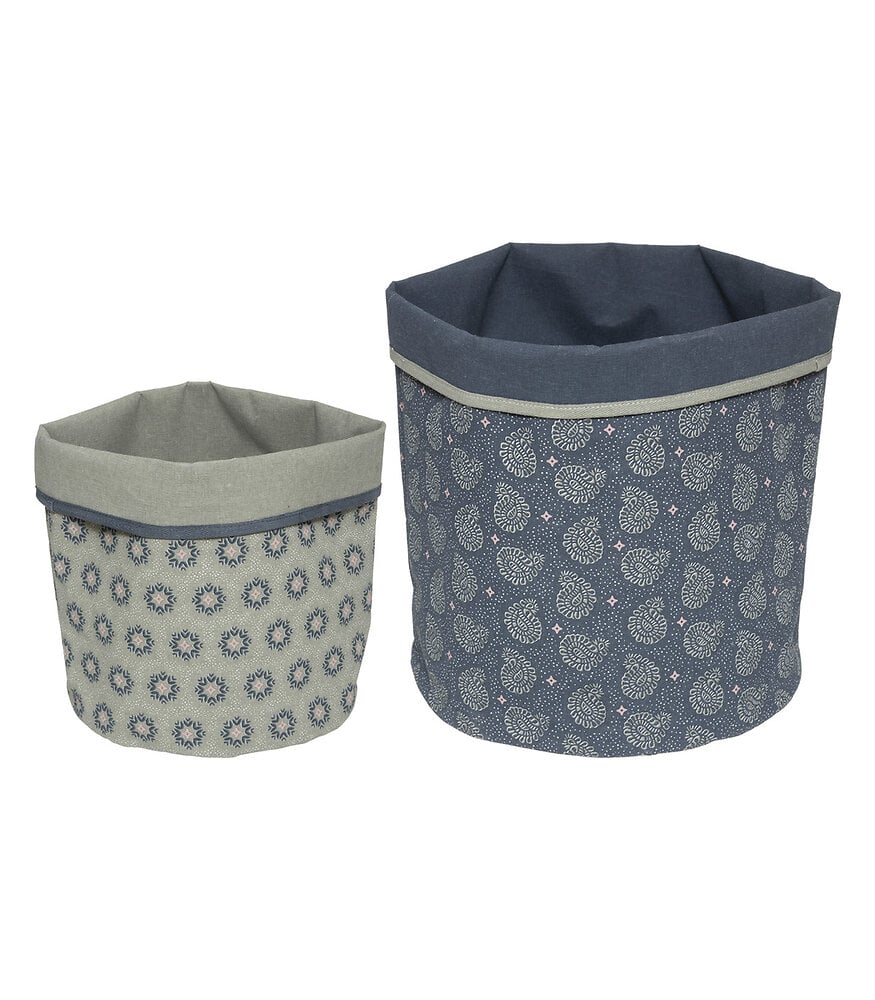 Set De Paniers De Rangement En Tissu Imprim Wonderly Bricorama