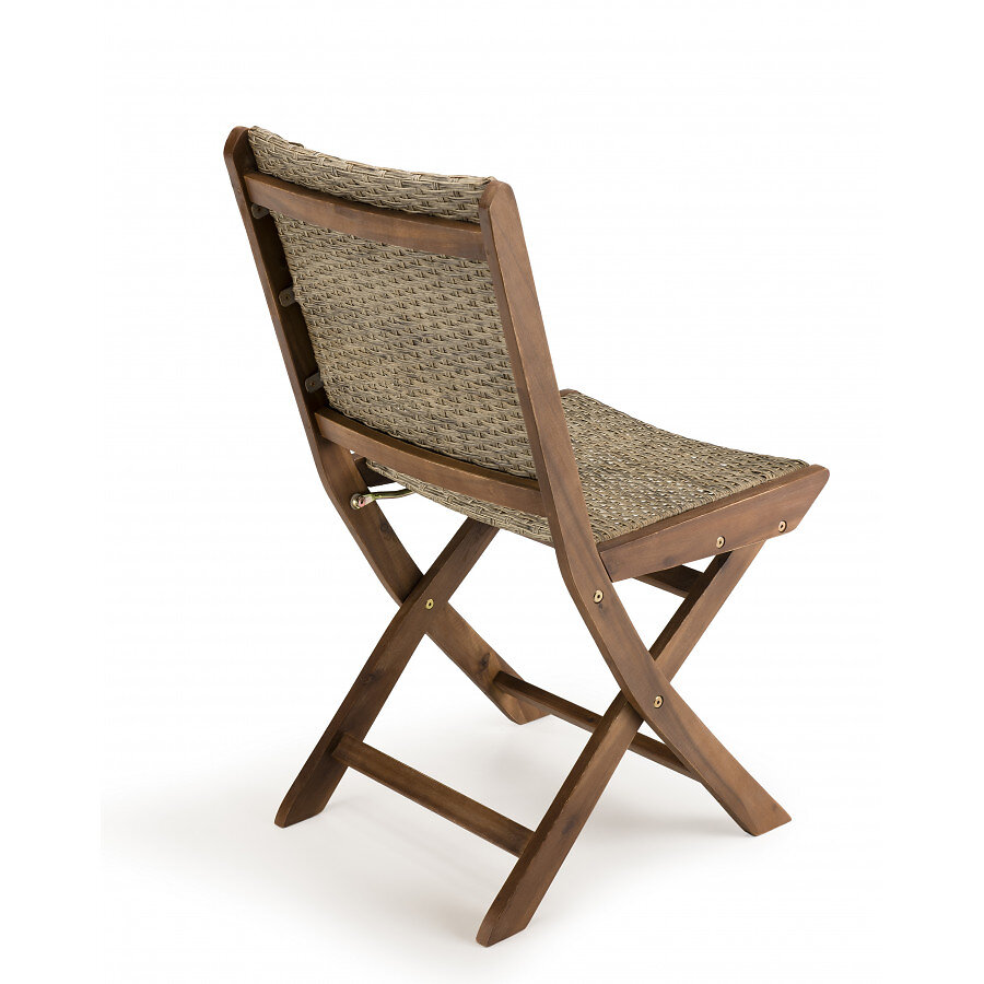 Victoire Ensemble De Chaises De Jardin Pliantes En Bois Acacia Et