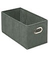 Boîte de rangement tissu Vert Kaki 15 x 31 x 15 cm Bricomarché