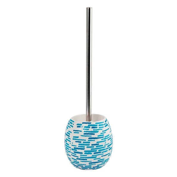 MSV Brosse Wc avec support Céramique JAVA LOFT Bleu Bricorama