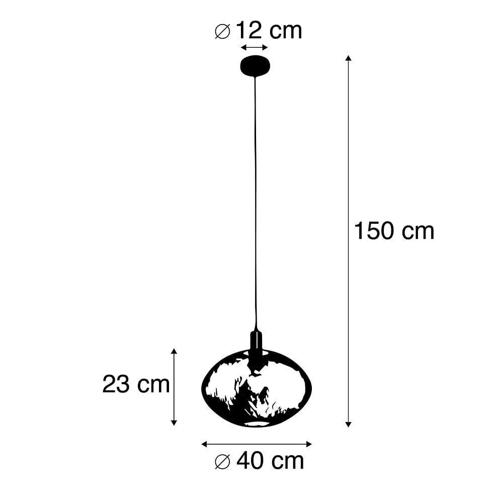 Suspension Industrielle Dor E Molly Bricomarch