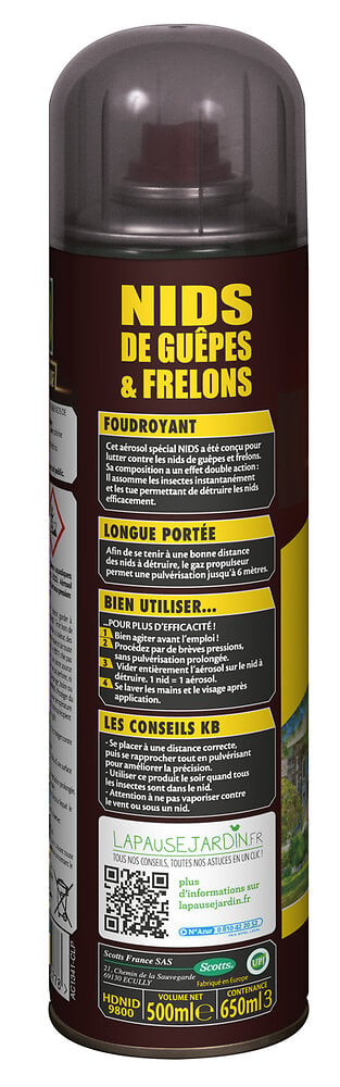 Insecticide A Rosol Nids De Gu Pes Et Frelons Ml Bricomarch