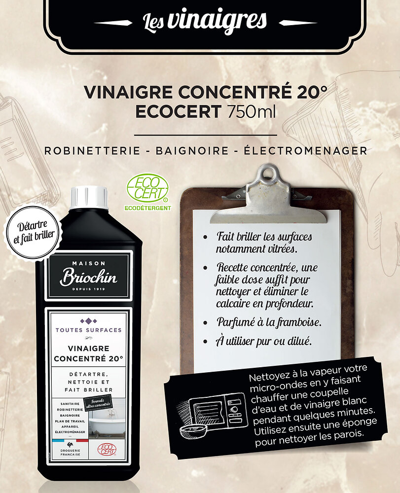 Briochin Vinaigre Concentr Ecocert Ml Bricomarch