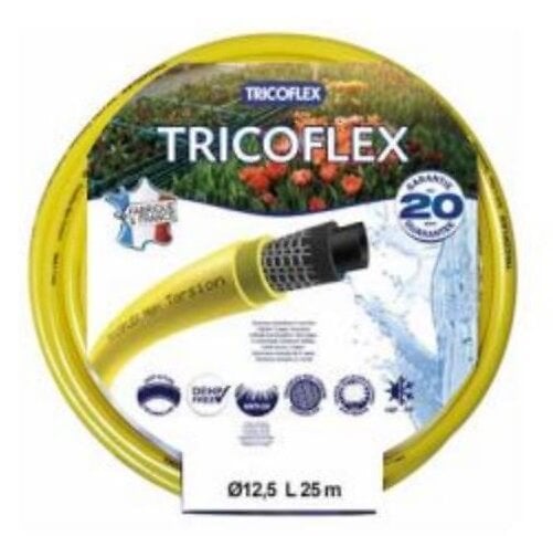 Tuyau d arrosage jaune diamètre 19mm longueur 25m TRICOFLEX 116887