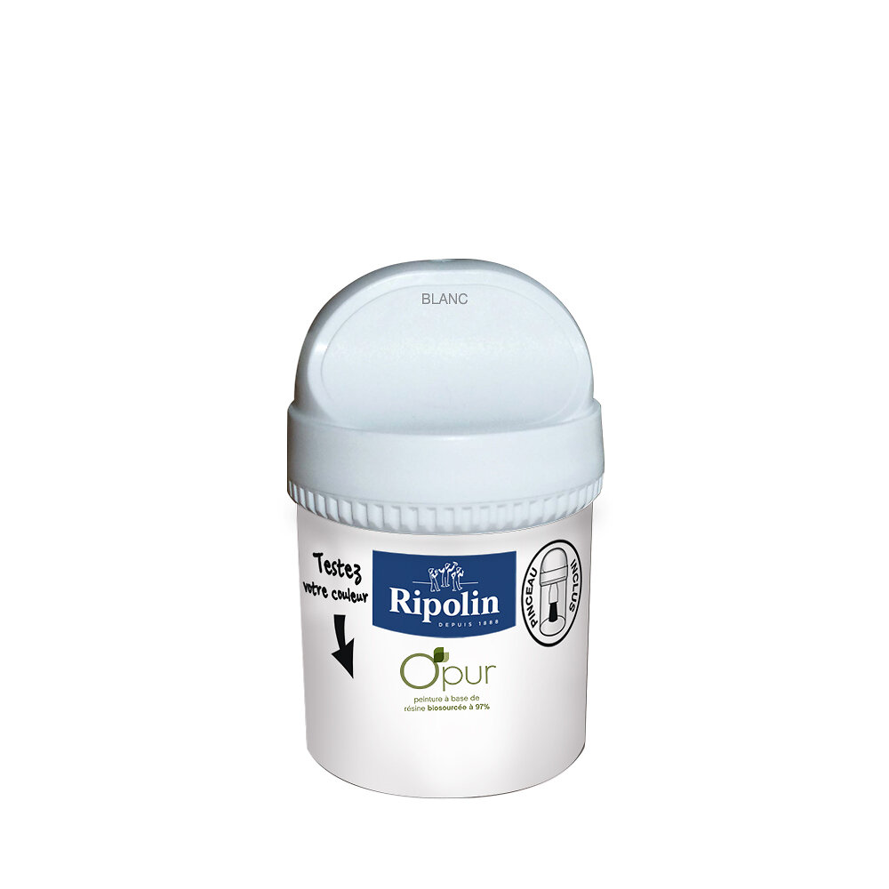 Testeur Peinture O Pur Blanc Satin 75ml Bricorama