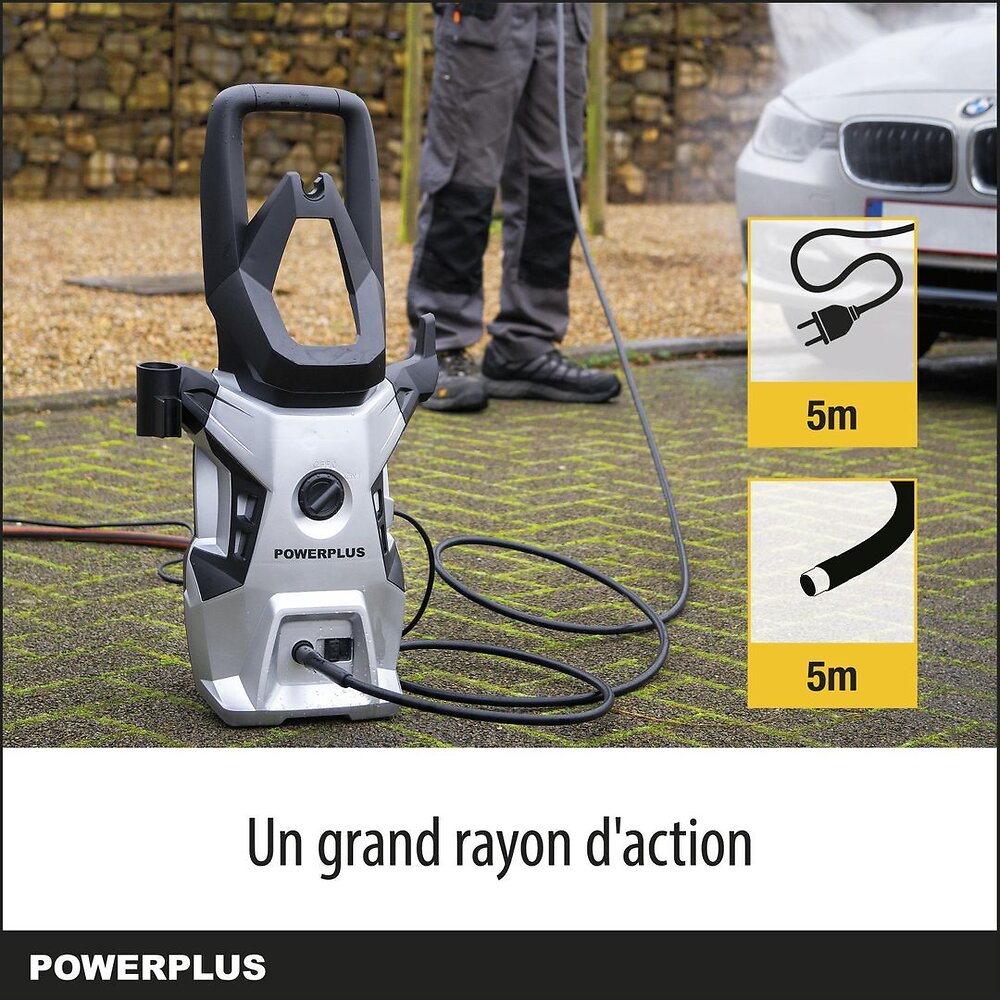 Powerplus Nettoyeur Haute Pression Lectrique Powxg W