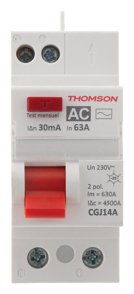 Interrupteur Différentiel 63A 30mA type AC NF Bricorama