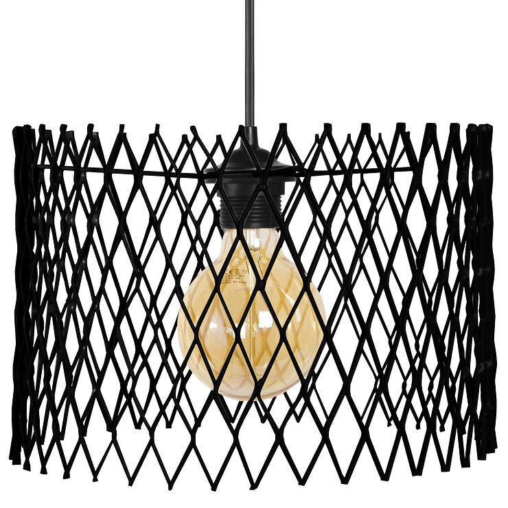 ASTER Suspension cylindrique métal noir Bricomarché