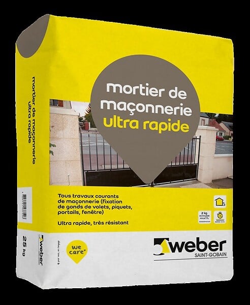 Mortier de maçonnerie ultra rapide Sac de 25 kg Bricorama