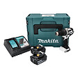 Makita DHP 484 RTJ W Perceuse visseuse à percussion sans fil 18 V 54 Nm