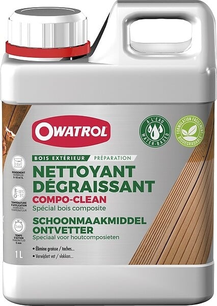 Nettoyant dégraissant spécial composites Owatrol COMPO CLEAN 2 5 litres