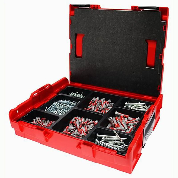 Caisse Outils L Boxx Avec Un Assortiment De Duopower Et Vis Fischer