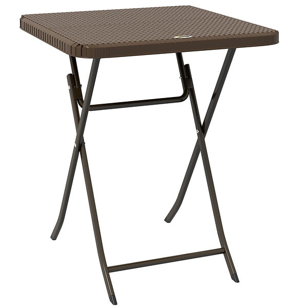 Table De Jardin Pliante Table De Camping Pliable Dim 60L X 60l X 71H