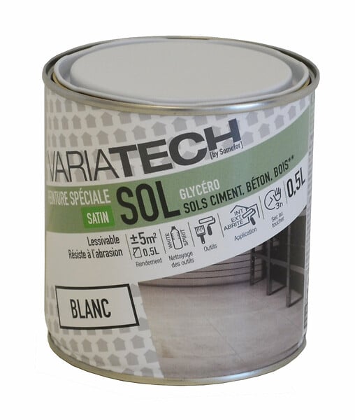 Peinture Sp Ciale Sol Satin Blanc L Brico Cash