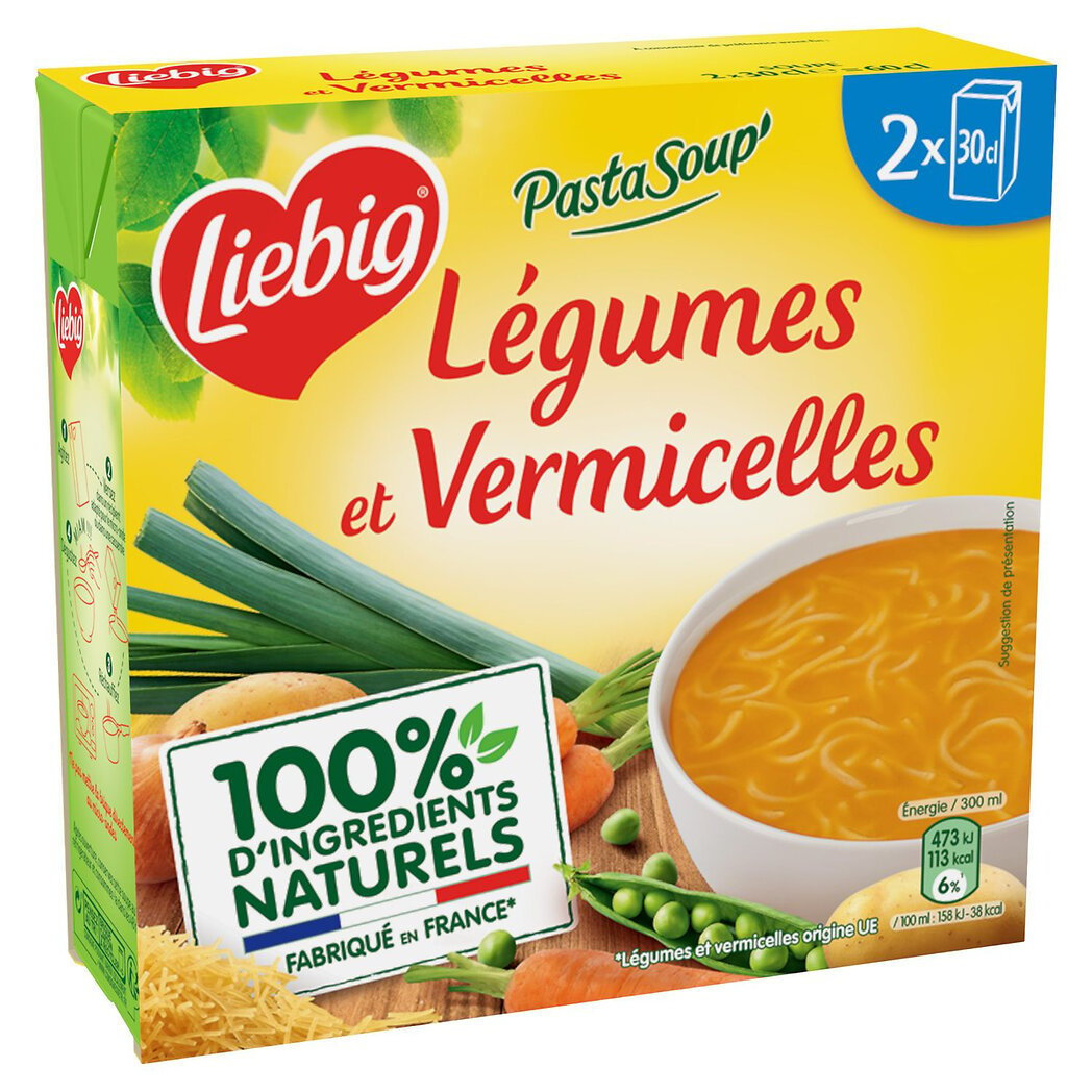 Pastasoup Soupe L Gumes Et P Tes Vermicelles Liebig Intermarch