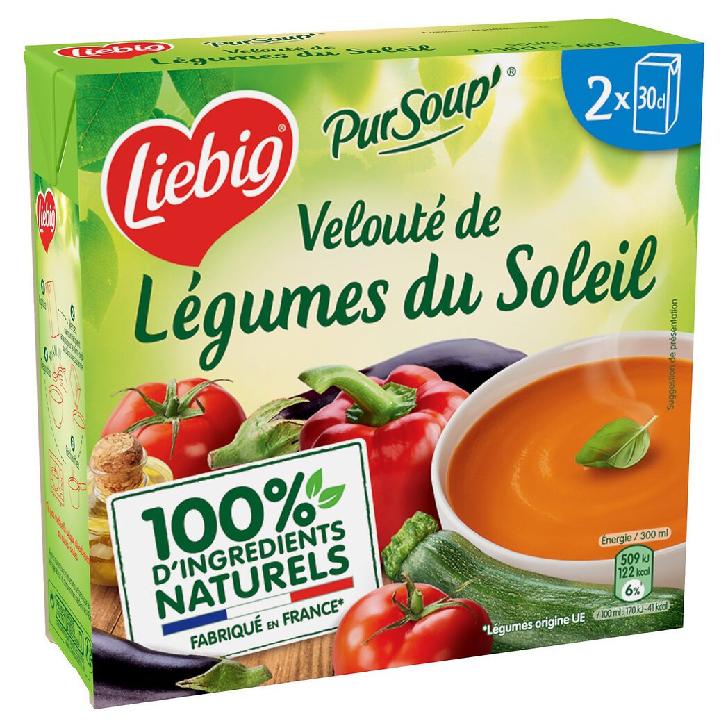 Pur Soup Velouté de légumes du soleil Liebig Intermarché