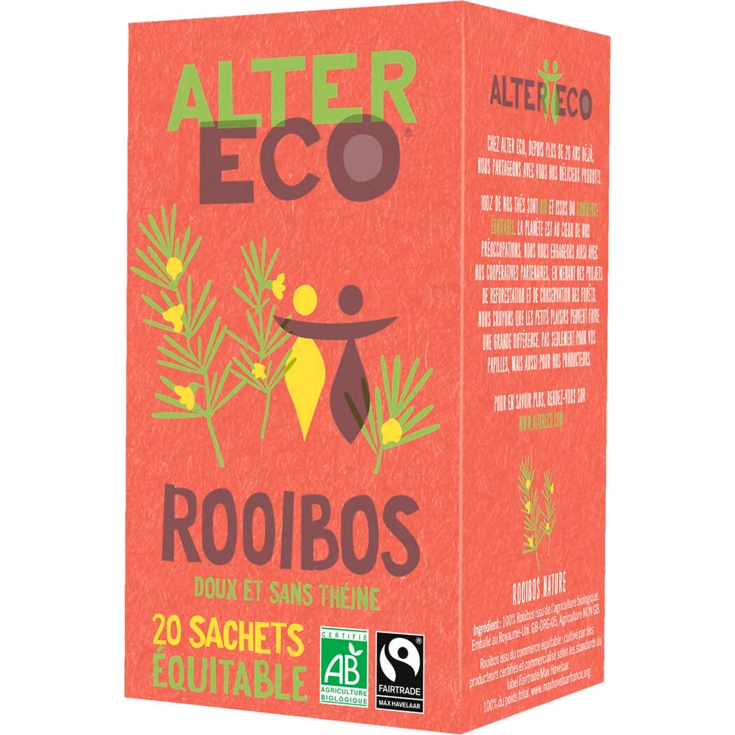 Infusion Rooibos Bio Quitable Alter Eco Intermarch