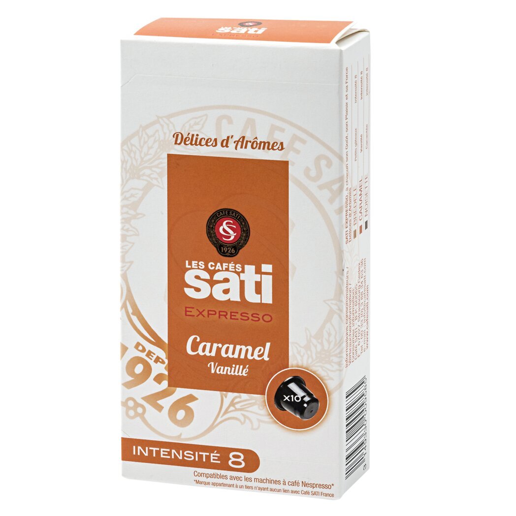 Caf Sati Capsules Caramel Vanille X Caf Sati Intermarch