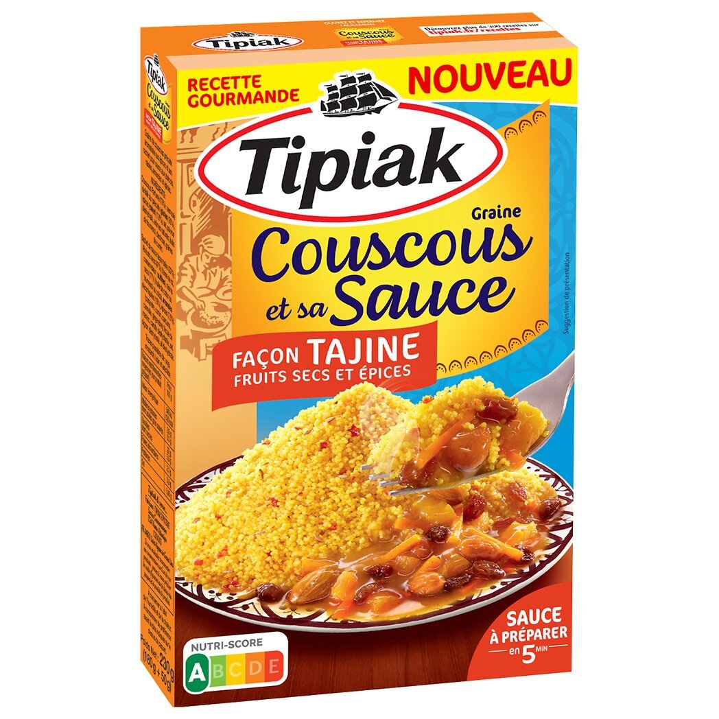 Graine Couscous Et Sauce Fa On Tajine Tipiak Intermarch