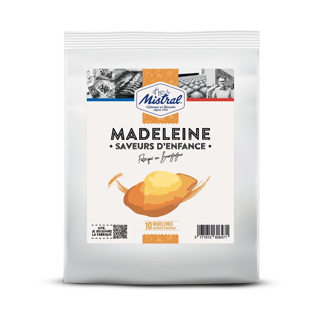 Madeleine Coquille Pur Beurre X Biscuits Mistral Intermarch