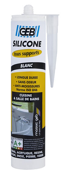SILICONE TOUS SUPPORTS BLANC 280 ML