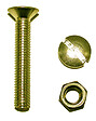 8 boulons tff ac laiton 4x20mm - vignette