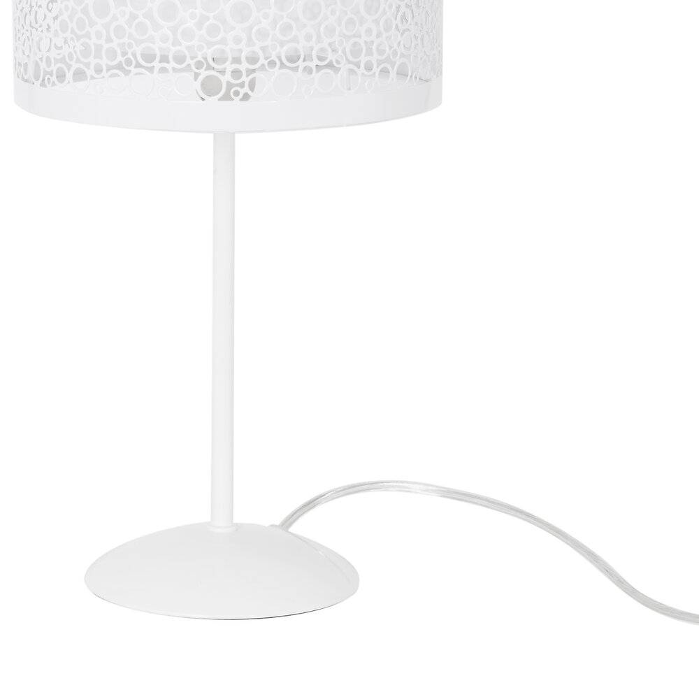 SULION - Lampe De Table 1xe14 Blanc - large