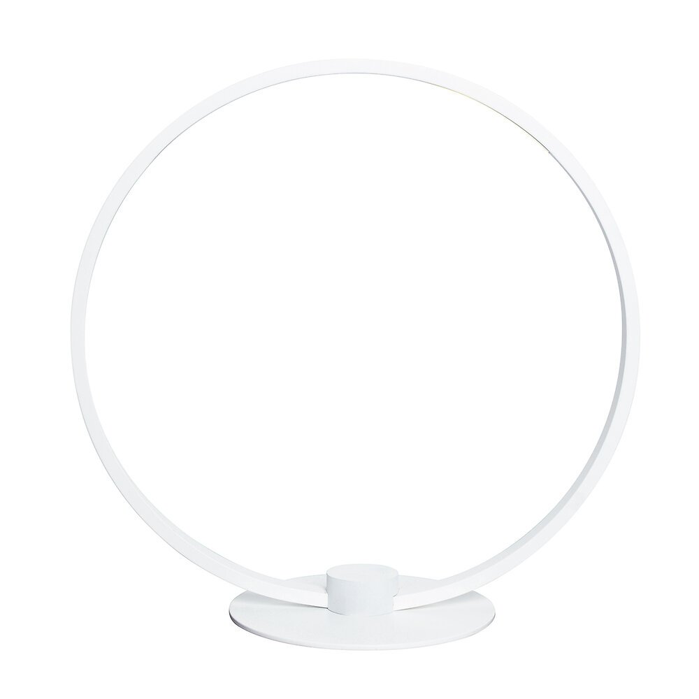 lampe de table circulaire  led 7w blanc