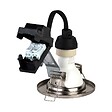 LAMPESECOENERGIE - 25 SPOTS LED DIMMABLE SANS VARIATEUR 7W eq.56w  BLANC CHAUD FINITION ALU BROSSE - vignette