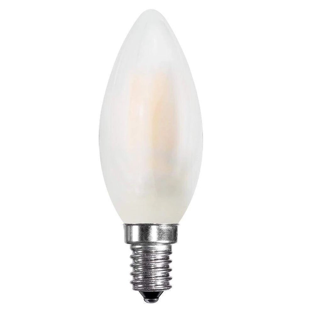 LAMPESECOENERGIE - Ampoule LED E14 Opaque Filament 4W eq 40W 400lm Blanc Chaud - large