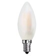 LAMPESECOENERGIE - Ampoule LED E14 Opaque Filament 4W eq 40W 400lm Blanc Chaud - vignette