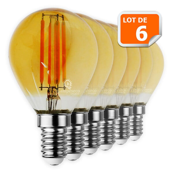 Acheter ampoule filament E14 G45 5W | Bombillas LED