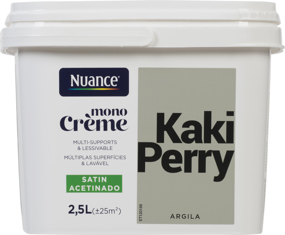 NUANCE - Peinture MonoCrème - Kaki Perry - Satin - 2,5L - large