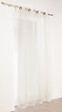 LINDER - Voilage Linette oeillet 145x240cm naturel - vignette