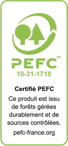 AJ TIMBER - Champlat pin des landes 4x13 2 arrondis-2.40m- - large