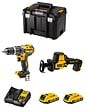 DEWALT - DeWALT Kit DWK204 (DCD796 DCS369 2 x 2,0 Ah DCB107 TSTAK VI) - vignette