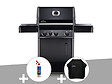 NAPOLEON - Barbecue à gaz Napoleon Rogue XT 425 noir + Nettoyant grill 3 en 1 + Housse de protection - vignette