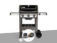 WEBER - Barbecue gaz Weber Spirit II E-310 + plancha + Thermomètre IGrill 3 - vignette