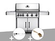 NAPOLEON - Barbecue à gaz Napoleon Rogue XT 625 SIB + Rôtissoire + Brosse à grill - vignette