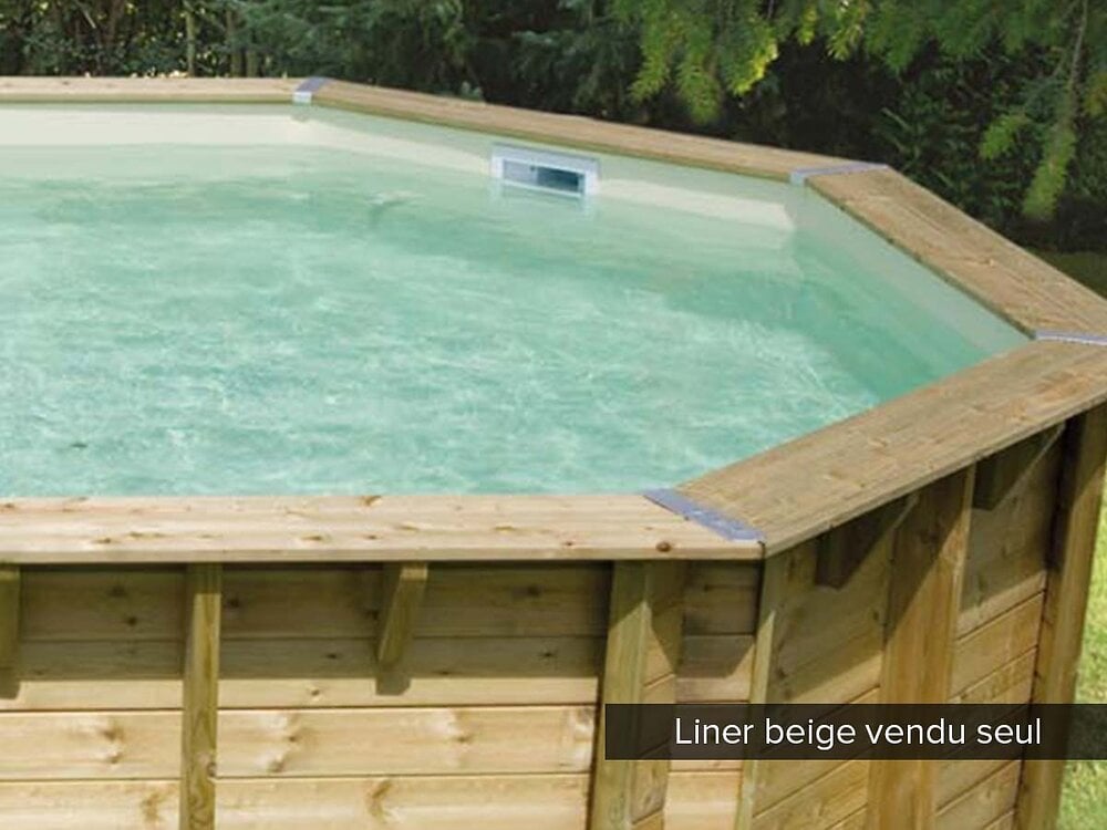 Liner seul Bleu pour piscine bois Azura 3,55 x 5,50 x 1,20 m - Ubbink