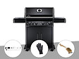 NAPOLEON - Barbecue à gaz Napoleon Rogue 525 SB noir + Rôtissoire + Gant résistant à la chaleur + Brosse à grill - vignette