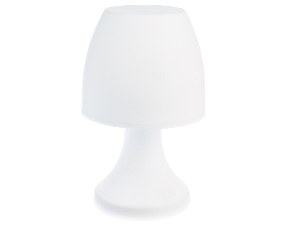 lampe champignon à poser 19,5 cm - blanc