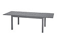 HESPERIDE - Table extensible rectangulaire Azua alu 6/10 places Graphite - Hespéride - vignette