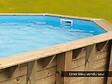 UBBINK - Liner seul Bleu pour piscine bois Azura 5,05 x 3,50 x 1,26 m - Ubbink - vignette