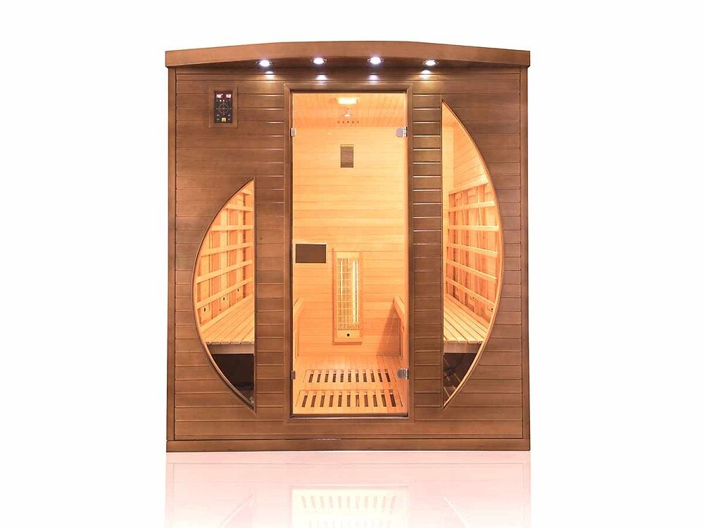 Sauna infrarouge 4 places Spectra - France Sauna | Bricomarché