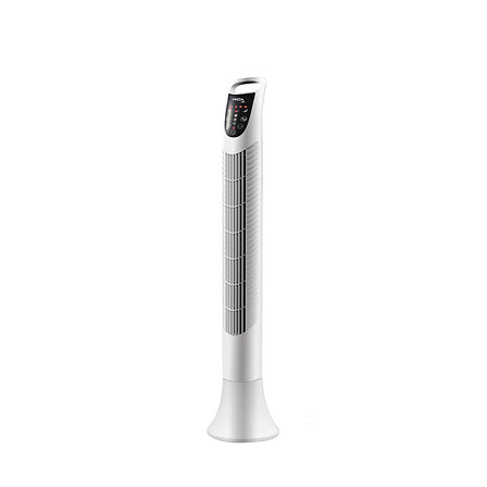 Ventilateur colonne blanc hauteur 75cm, 3 vitesses, minuterie 120min BESTRON