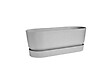 ELHO - Balconnière Greenville Long 49 x 19,8 x 18,4 cm - Gris béton - Elho - vignette